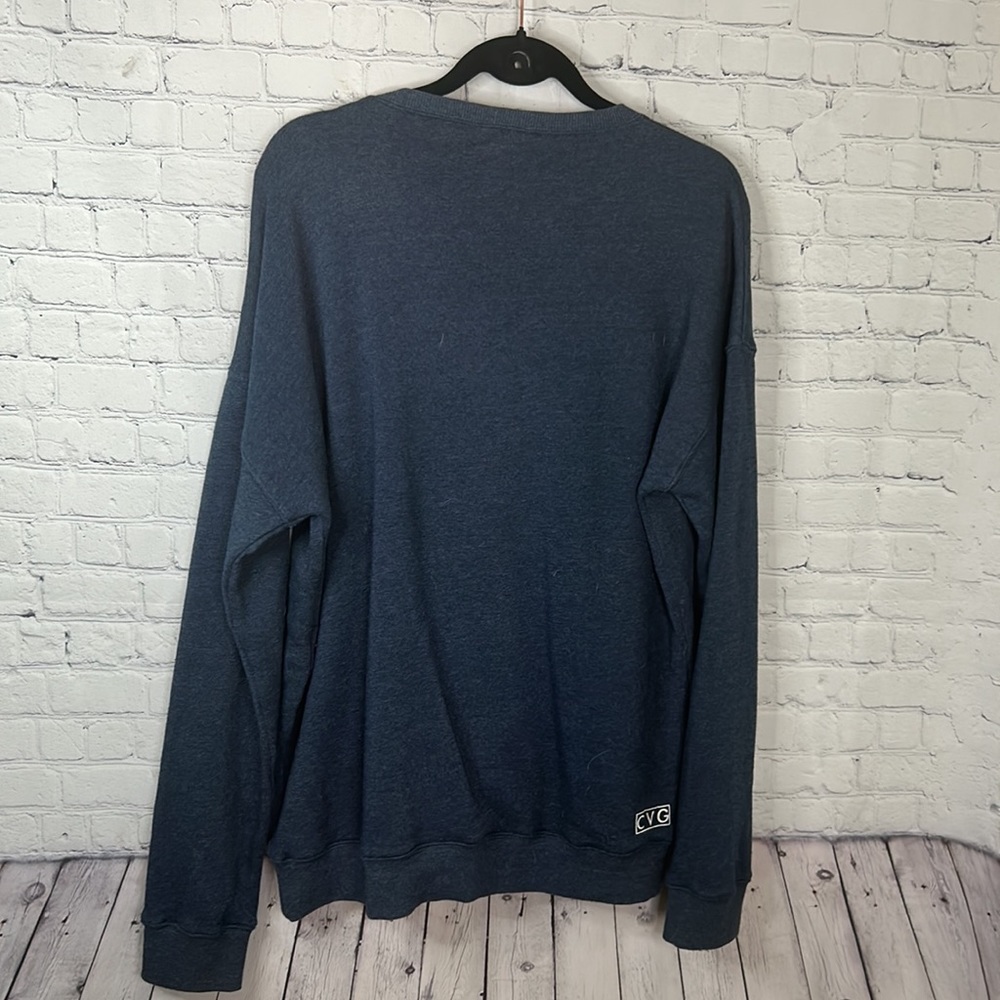 Constantly Varied Gear charcoal gray “Let It Snow Somewhere Else” crew neck Sz L - Picture 2 of 5